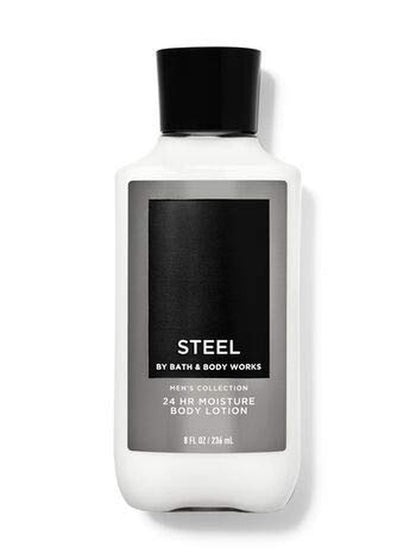 BATH and BODY WORKS GIFT SET STEEL for MEN - Body Lotion - Body Wash & Body Cream - FULL SIZE Health & Beauty > Personal Care > Cosmetics > Bath & Body Bath & Body Works   