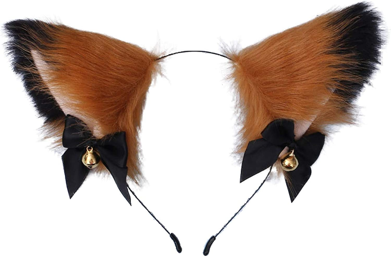 Faylay Cosplay Girl Plush Furry Cat Ears Headwear Accessory for Cam Girl Party Apparel & Accessories > Clothing Accessories > Headwear Faylay 15-tjhrlhhdj  