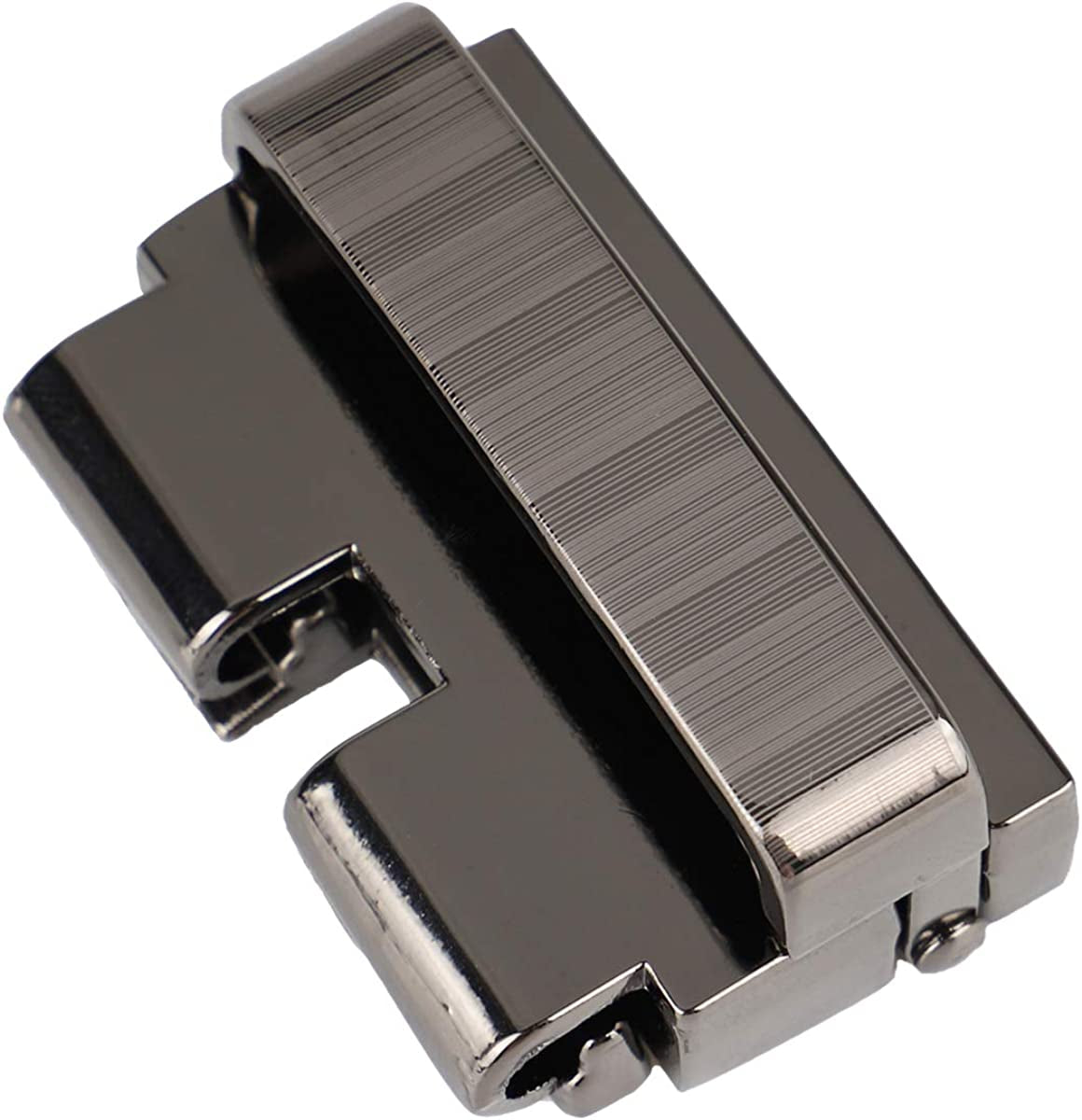 Mcfanbe 1.5 Inches (38-40 Mm) Belt Buckle Single Prong Square Replacement Buckle for Men Women Belt Apparel & Accessories > Clothing Accessories > Belt Buckles McFanBe Grey Clamp  