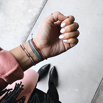 Pura Vida Jewelry Bracelets - 100% Waterproof and Handmade W/Coated Charm, Adjustable Band Apparel & Accessories > Jewelry > Bracelets Pura Vida   
