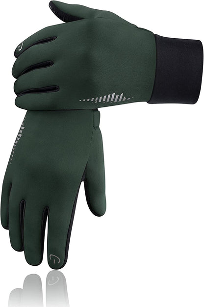 SIMARI Winter Gloves Men Women Touch Screen Glove Cold Weather Warm Gloves Freezer Work Gloves Suit for Running Driving Cycling Working Hiking 102 Apparel & Accessories > Clothing Accessories > Gloves & Mittens SIMARI Dark Forest Medium 