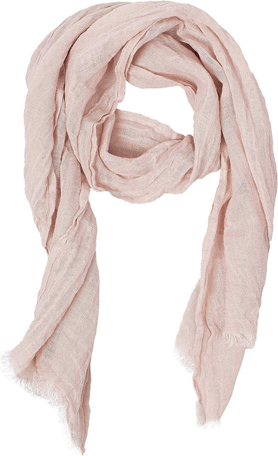 Lusie'S Linen Scarf - 100% Linen - Imported from Europe Apparel & Accessories > Clothing Accessories > Scarves & Shawls LUSIE'S LINEN Pink  