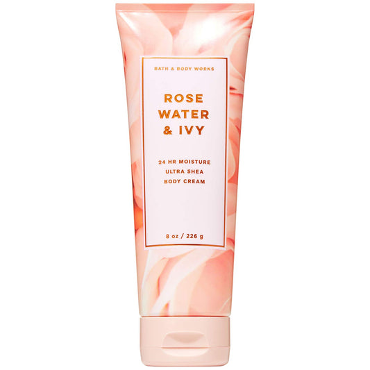 Bath and Body Works ROSE WATER & IVY Ultra Shea Body Cream 8 Ounce (2019 Limited Edition) Health & Beauty > Personal Care > Cosmetics > Bath & Body Bath and Body Works   
