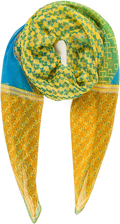 Scarf for Women Lightweight Geometric Fashion Spring Fall Winter Scarves Shawl Wraps Apparel & Accessories > Clothing Accessories > Scarves & Shawls MELIFLUOS DESIGNED IN SPAIN   