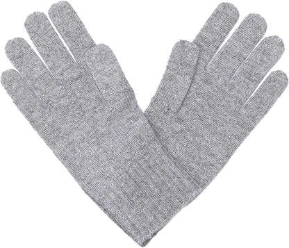 Cashmeren Unisex Plain Knit Solid Scarf - Matching Gloves 100% Pure Cashmere Accessories • Add Both to Cart for a Set Apparel & Accessories > Clothing Accessories > Gloves & Mittens Cashmeren Heather Grey / Gloves Gloves - One Size / Scarf - 80"x 13.5" 