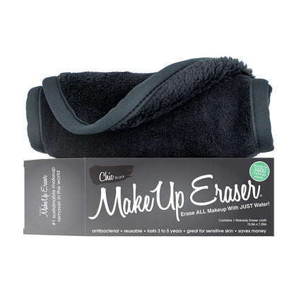 Makeup Eraser, Erase All Makeup with Just Water, Including Waterproof Mascara, Eyeliner, Foundation, Lipstick and More Health & Beauty > Personal Care > Cosmetics > Cosmetic Tools > Makeup Tools Makeup Eraser Chic Black  