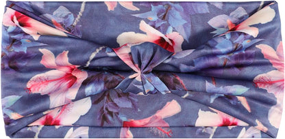 Moko Headband for Women, Versatile Turban Headband Hair Wrap Multi-Style Casual Sports Headwear, Stretchy Breathable Moisture Wicking Microfiber Head Wrap for Workout, Running, Yoga Apparel & Accessories > Clothing Accessories > Bandanas & Headties MoKo Flowers Butterfly Elastic 