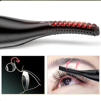 Spmmmner 2 in 1 Double-Sided Heated Electric Eyelash Curlerwith 3 Temperature Gears Rechargeable Heated Lash Curler ,Quick Heating and Natural Long-Lasting Eye Beauty Makeup Tools, Black Health & Beauty > Personal Care > Cosmetics > Cosmetic Tools > Makeup Tools Spmmmner   