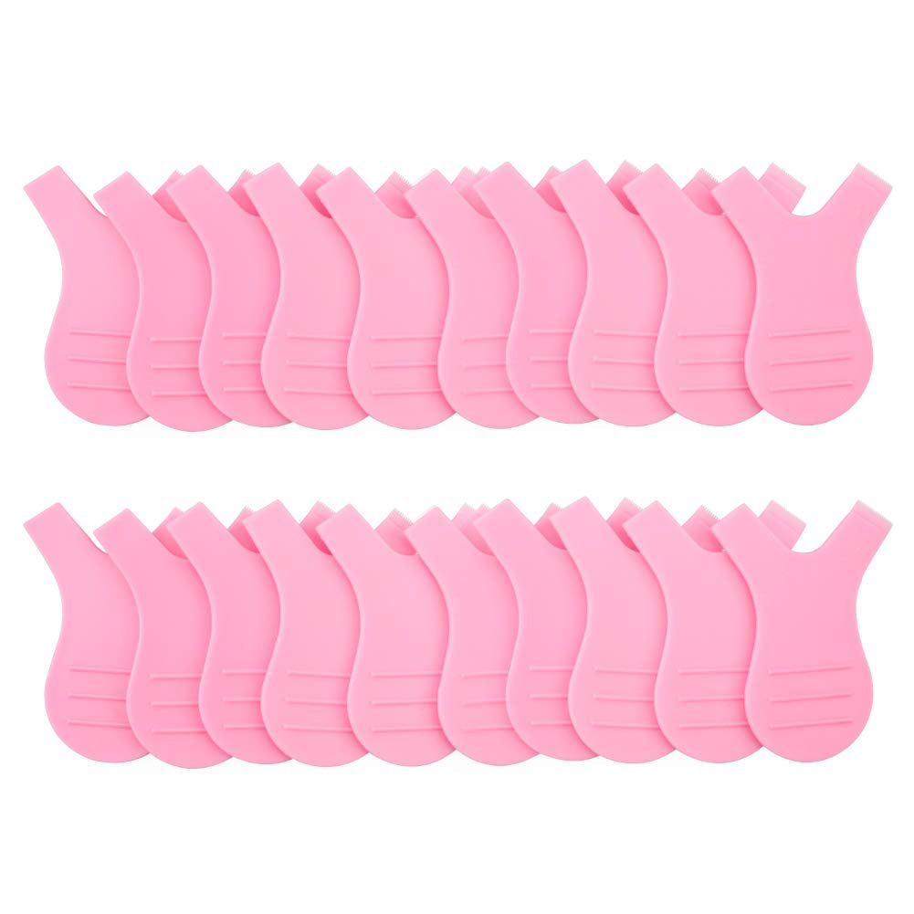 Eyelash Extension Lift Tools, 20PCS Y Shape Eyelash Brush Grafting Eyelashes Lash Lift Brush Makeup Beauty Tool for Eyelash Extension Clean Up(White) Health & Beauty > Personal Care > Cosmetics > Cosmetic Tools > Makeup Tools G2PLUS Pink  