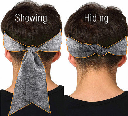 ELV Head Tie Sports Headband 3 Pack Dry Fit Sweatband for Running, Working Out, Crossfit, Yoga, Basketball,Tennis, Athletics and Pirates with Stretch, Moisture Wicking for Men Women Apparel & Accessories > Clothing Accessories > Bandanas & Headties E LV   
