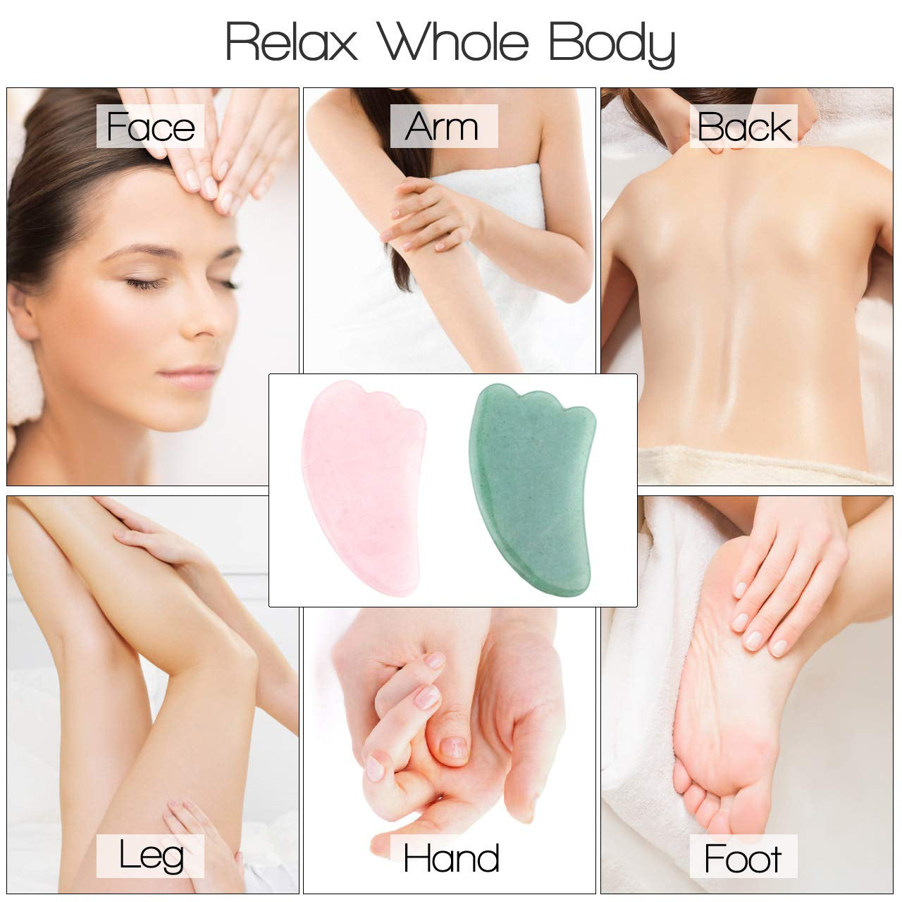 JOVIVI Natural Rose Quartz Stone Gua Sha Scraping Massage Tool, Wing-Shape Healing Crystal Guasha Board Facial Massager Traditional Scraper Tool Health & Beauty > Personal Care > Cosmetics > Cosmetic Tools > Skin Care Tools Jovivi   