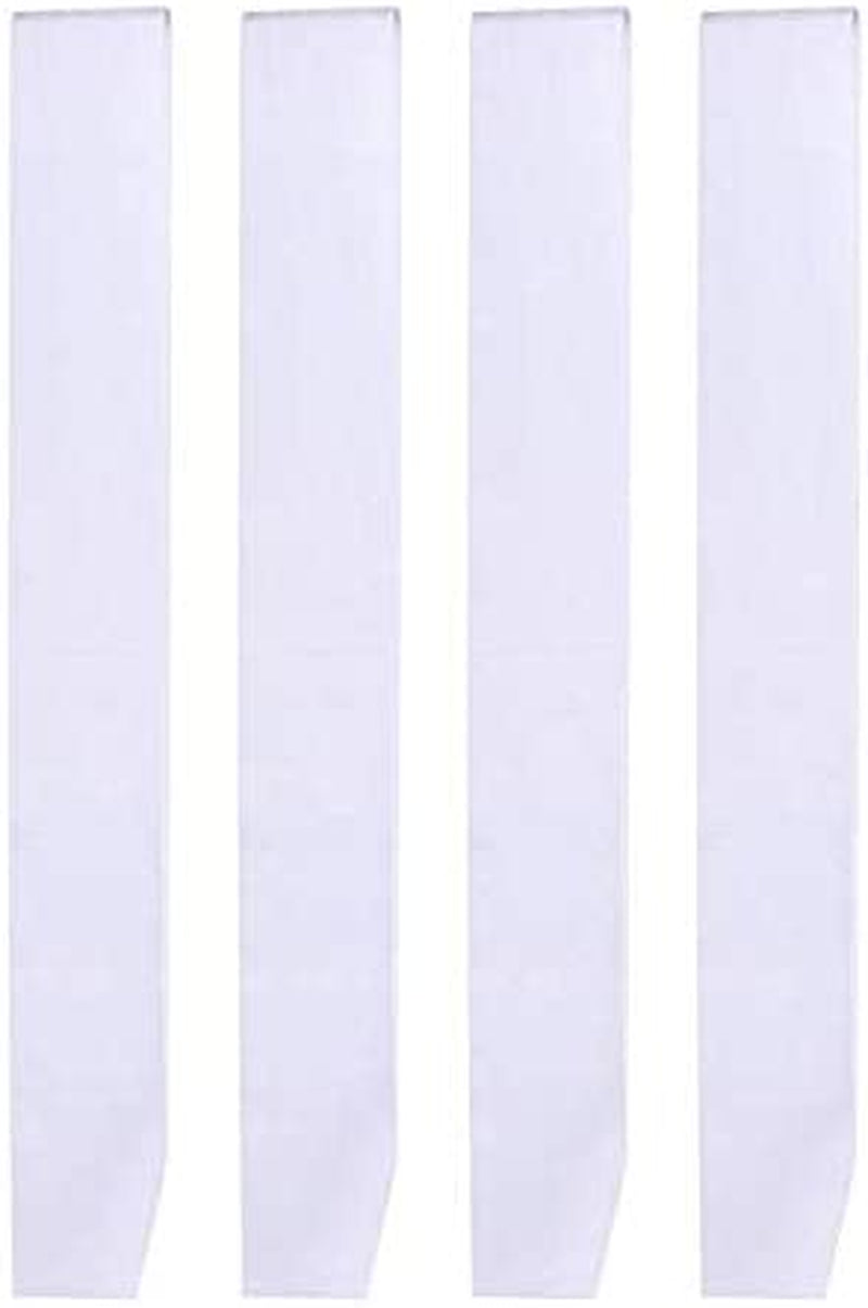 Teemico 24 Pack Blank Satin Sash Plain Sash for Wedding Party Decoration and DIY Accessory （White, 10Cm by 78Cm） Apparel & Accessories > Clothing Accessories > Sashes Teemico   