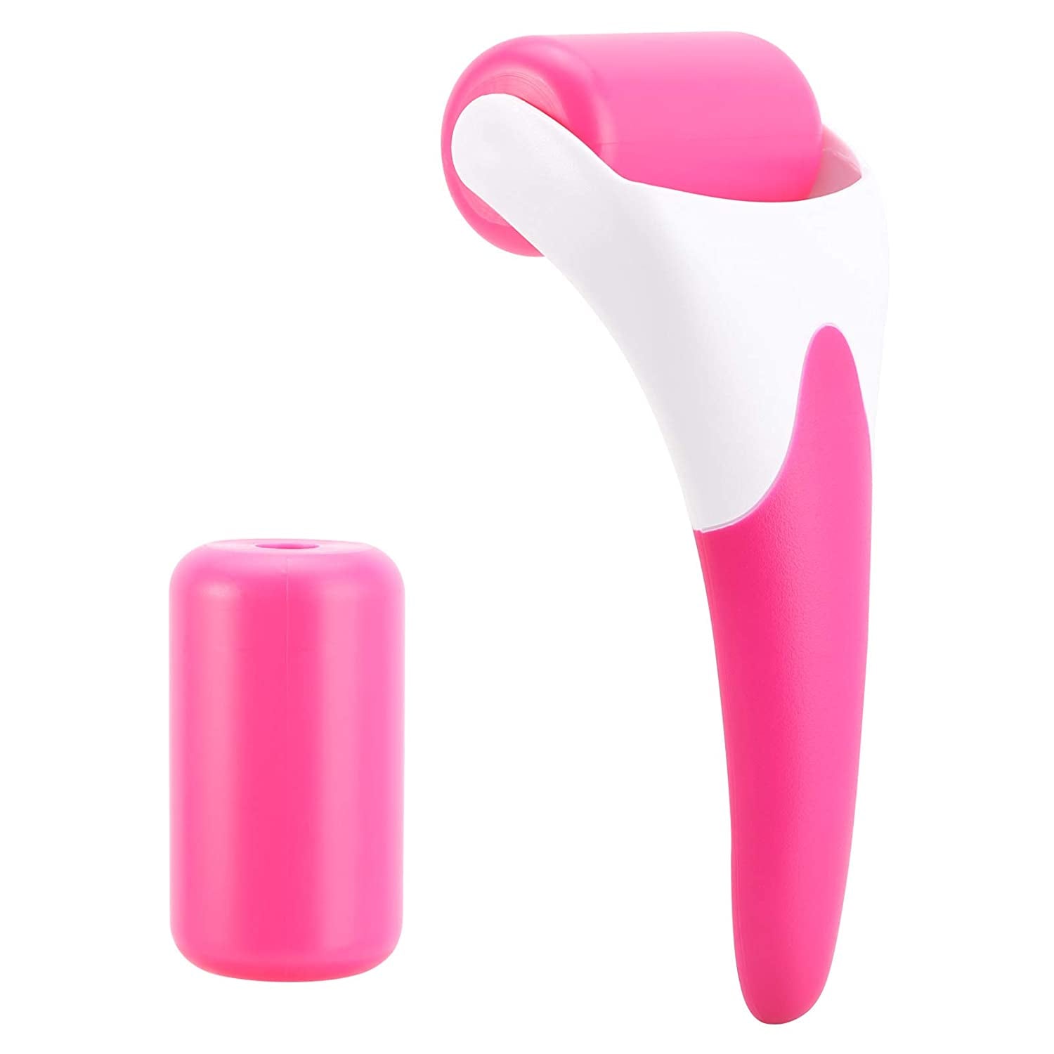 Ice Roller Beauty Roller for Cooling Face, Cold Roller Skin Care Tool for Puffy Eyes & Pain Relief - with Extra Roller Health & Beauty > Personal Care > Cosmetics > Cosmetic Tools > Skin Care Tools BTYMS Dark Pink  