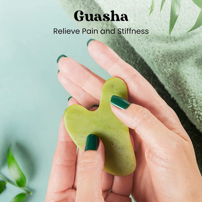 Jade Roller & Gua Sha Facial Skin Care Tools - Self Care Gifts for Women Beauty Face Roller Massager Skincare Guasha Health & Beauty > Personal Care > Cosmetics > Cosmetic Tools > Skin Care Tools ROSELYNBOUTIQUE   