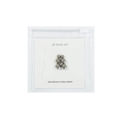 Fake Clitoral Piercing Clamps Magnetic Body Jewelry Non-Piercing (A - Low) Apparel & Accessories > Jewelry > Body Jewelry All Body Art E - Ultimate Pack  