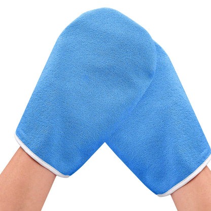 Noverlife Paraffin Wax Work Gloves & Booties, Wax Bath Hand Treatment Mitts Foot Spa Cover for Women, Thin Heat Therapy Insulated Soft Cotton Mittens Feet Hand Care Set - Blue Health & Beauty > Personal Care > Foot Care Noverlife   