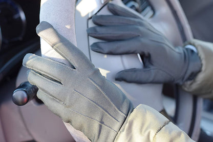 Isotoner Women'S Spandex Cold Weather Stretch Gloves with Warm Fleece Lining Apparel & Accessories > Clothing Accessories > Gloves & Mittens Isotoner   