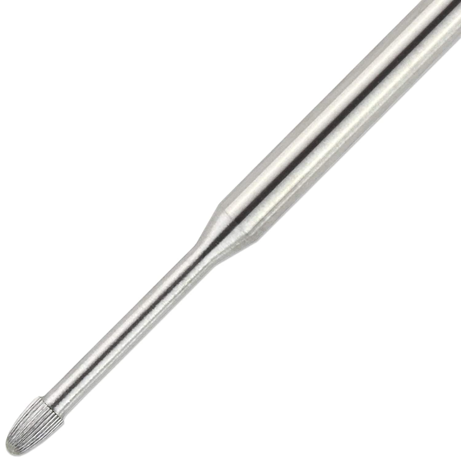 Premium PANA 3/32" Cuticle Clean Nail Carbide Bit for Professional, Nail Salon, Nail Trimmer, under Nail Cleaner, Electric Drill Machine, Manicure Tools (Silver-Snake Head, Fine) Health & Beauty > Personal Care > Cosmetics > Cosmetic Tools > Nail Tools PANA   