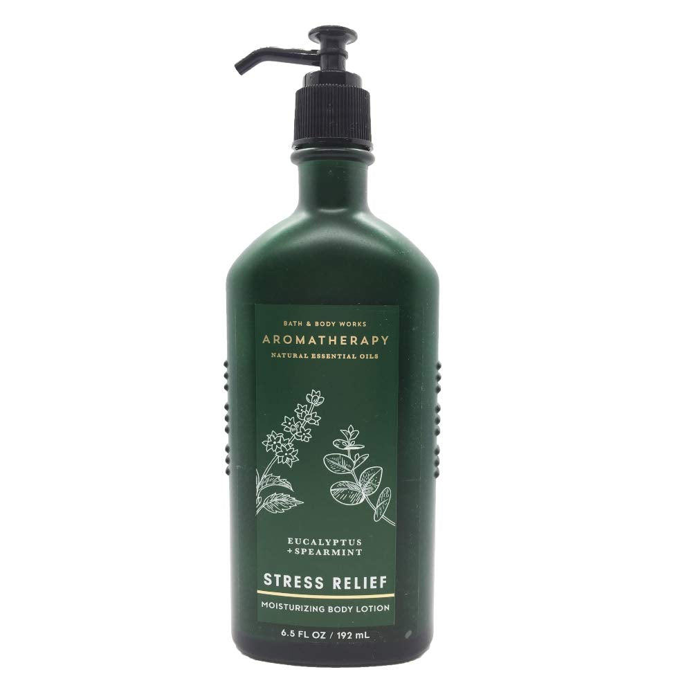Bath and Body Works Aromatherapy Stress Relief - Eucalyptus-Spearmint Unisex Body Lotion 6.5 Oz Health & Beauty > Personal Care > Cosmetics > Bath & Body Bath and Body Works   