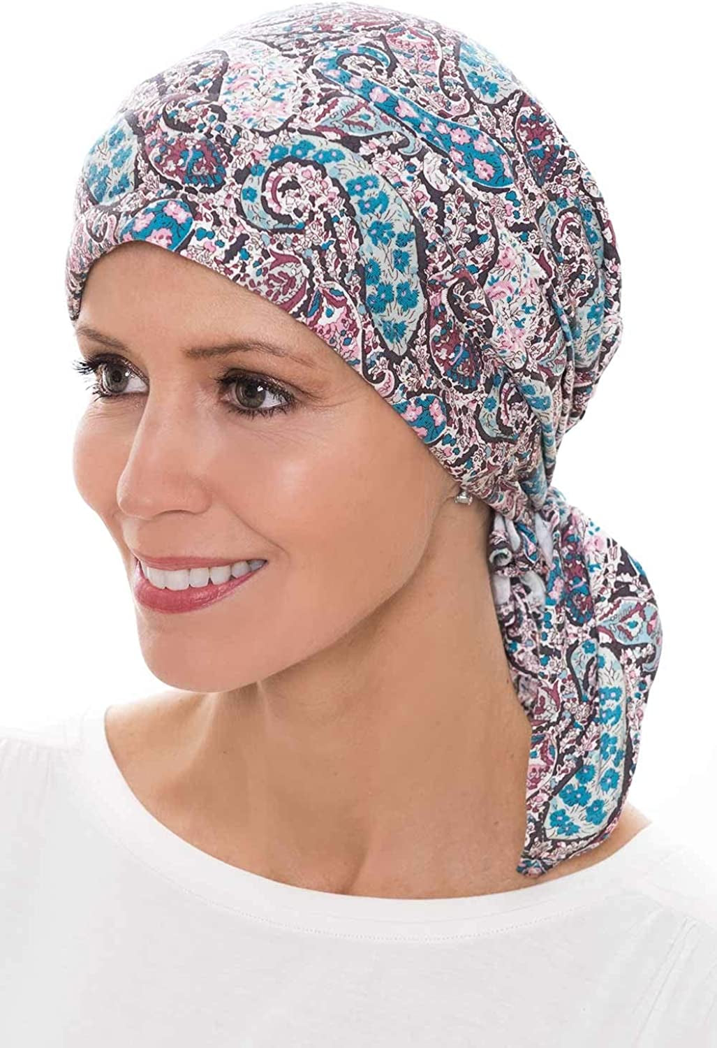 Cardani Instant Tie Headscarf - Padded Easy Tie Triangle Scarf in Luxury Viscose from Bamboo Apparel & Accessories > Clothing Accessories > Headwear Cardani   