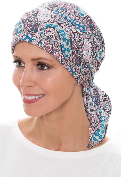 Cardani Instant Tie Headscarf - Padded Easy Tie Triangle Scarf in Luxury Viscose from Bamboo Apparel & Accessories > Clothing Accessories > Headwear Cardani   