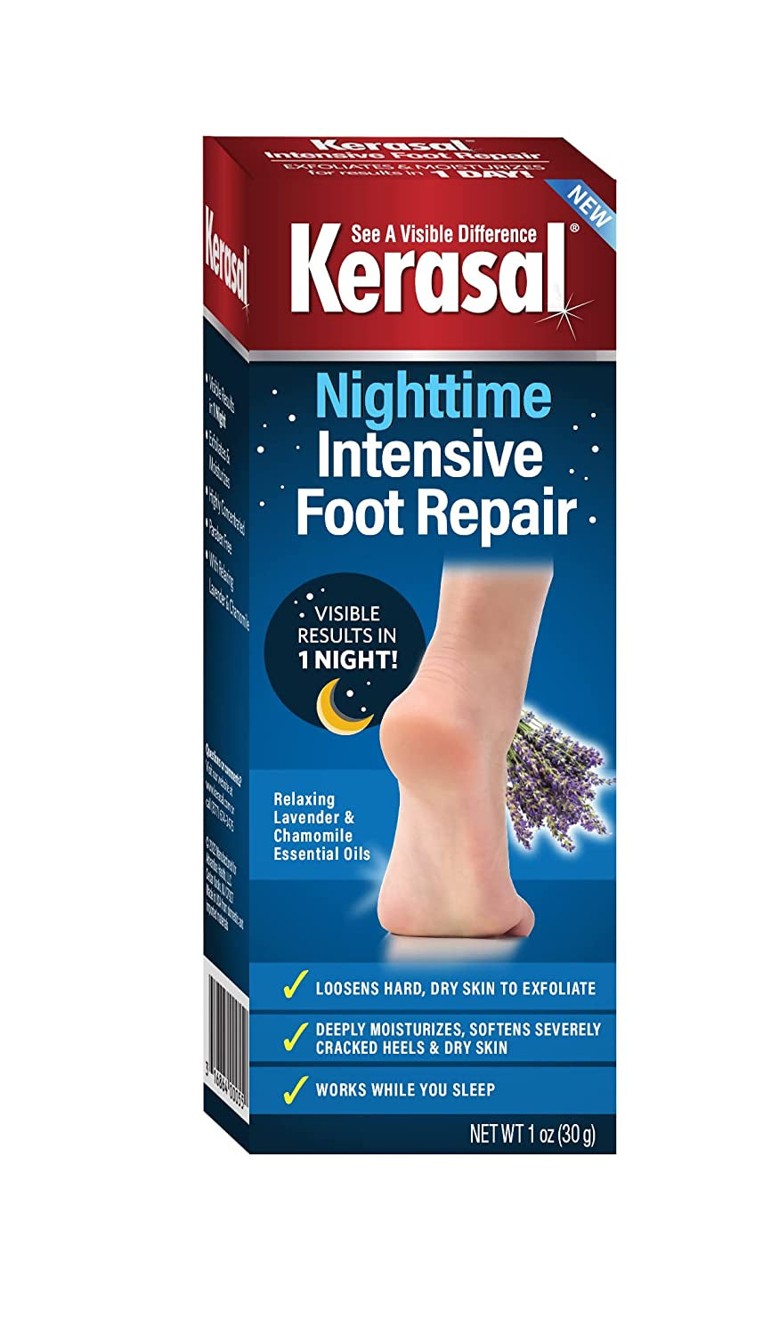 Kerasal Intensive Foot Repair, Skin Healing Ointment for Cracked Heels and Dry Feet, 1 Oz Health & Beauty > Personal Care > Foot Care EMCW9 Intensive Foot Repair  