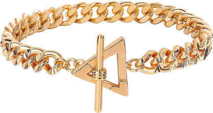 MEVECCO Gold Beaded Bracelets,18K Gold Plated Handmade Cute Satellite Diamond Cut Oval and round Beads Rope Chain Dainty Bracelet for Women Apparel & Accessories > Jewelry > Bracelets Mevecco Chunky cuba  