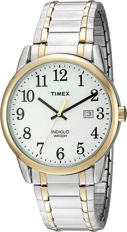Easy Reader Date Expansion Band 38Mm Watch Two-Tone/White