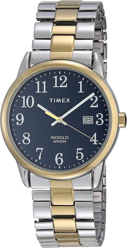 Easy Reader Date Expansion Band 38Mm Watch Two-Tone/Blue