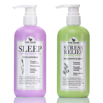 Pure Relief Relaxing Foot Lotion Moisturizer Cream for Dry Feet – Lavender Foot Care Cream W/ Shea Butter, Aloe, & Coconut Oil – Foot Repair & Sleep Cream W/ Soothing Scent, Pedicure Supplies, 8 Oz Health & Beauty > Personal Care > Foot Care Pure Relief Sleep + Stress Relief Body Creams 16 Ounce (Pack of 2) 