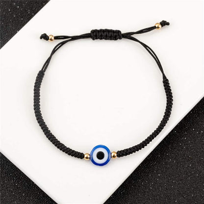 Handmade String Evil Eye Bracelet for Women Men Girls Boys Black Red Thread Adjustable Bracelets Minimalist Jewelry Apparel & Accessories > Jewelry > Bracelets kelistom   