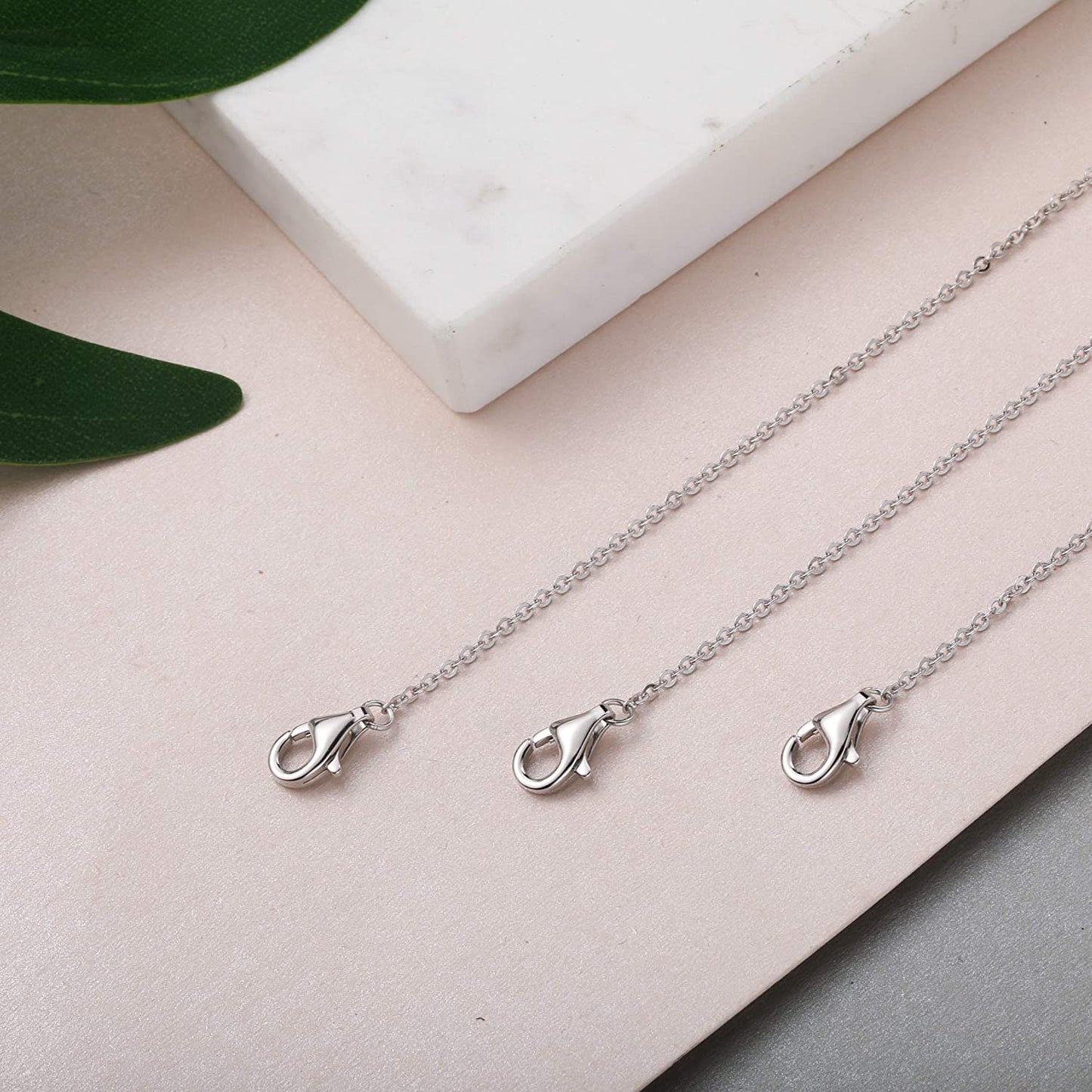 Meow Star Necklace Extender Sterling Silver Necklace Extenders Gold Chain Extenders for Necklaces Extender for Bracelet Anklet Set 2", 3", 4", and 6" Apparel & Accessories > Jewelry > Anklets Meow Star   