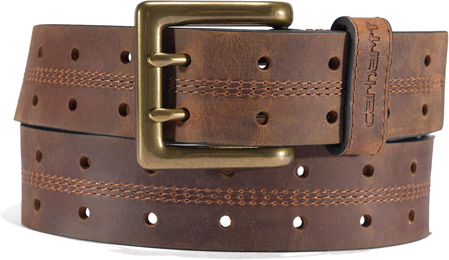 Carhartt Women'S Signature Casual Belt Apparel & Accessories > Clothing Accessories > Belts Carhartt Double Perf Belt (Brown With Oeb Finish) 34 