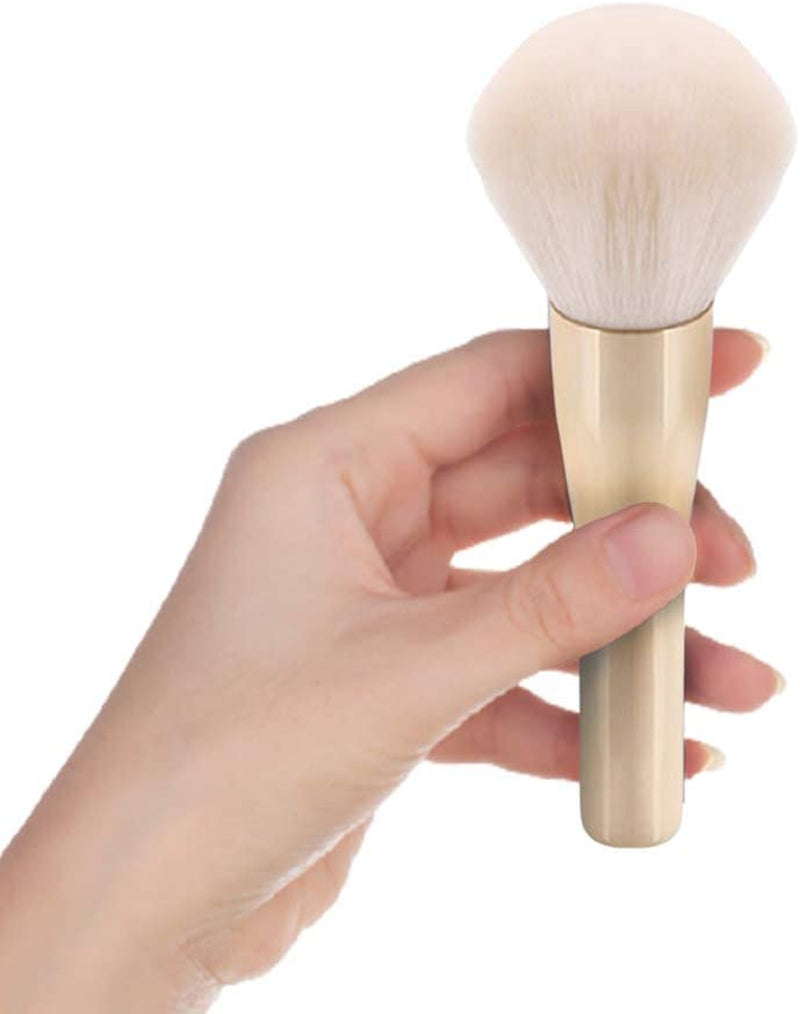 Powder Brush - Large Powder Brush - Rose Gold Powder Blush Brush Professional Make up Brush Large Cosmetics Makeup Brushes Foundation Make up Tool - Chrome Powder Brush Health & Beauty > Personal Care > Cosmetics > Cosmetic Tools > Makeup Tools ReNext   