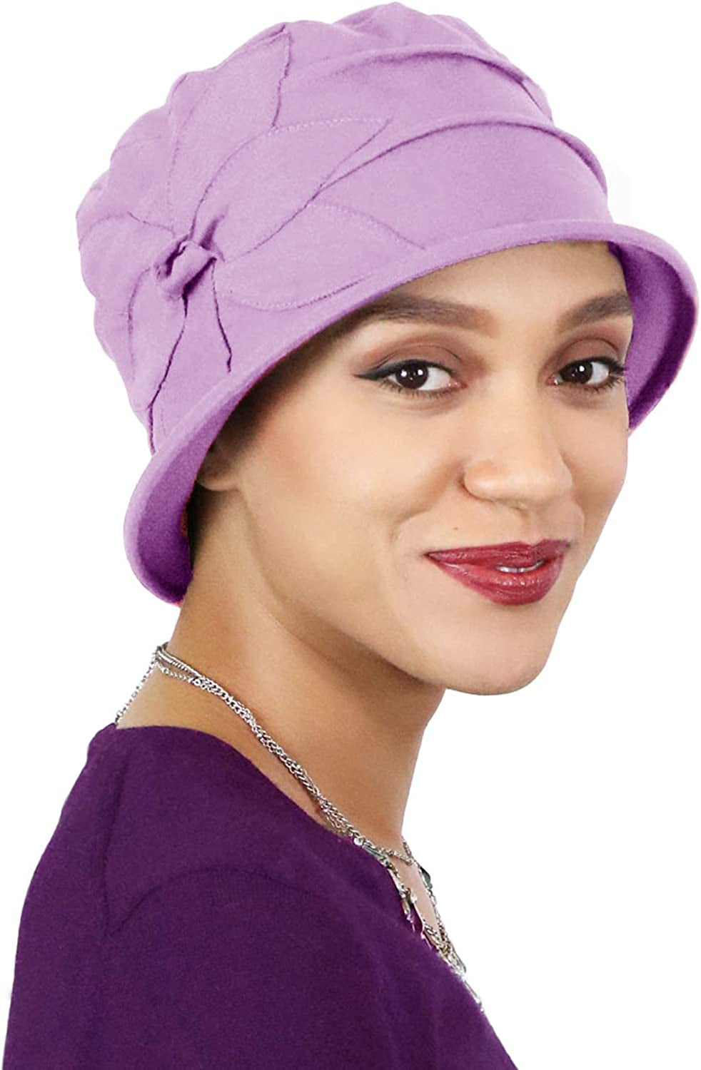 Hats Scarves & More Womens Hat Chemo Headwear Cancer Hat 50+ UPF Sun Protection Summer Seattle Chic Apparel & Accessories > Clothing Accessories > Headwear Hats Scarves & More Lavender  