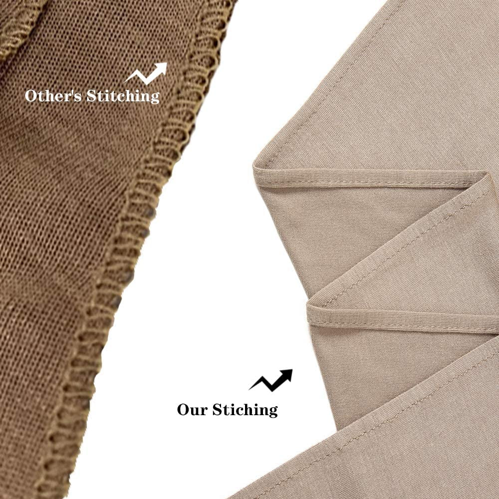 Hophor Soft Stretch Head Wrap Scarfs Long Turban Head Wrap Tie for Women Apparel & Accessories > Clothing Accessories > Bandanas & Headties Hophor   