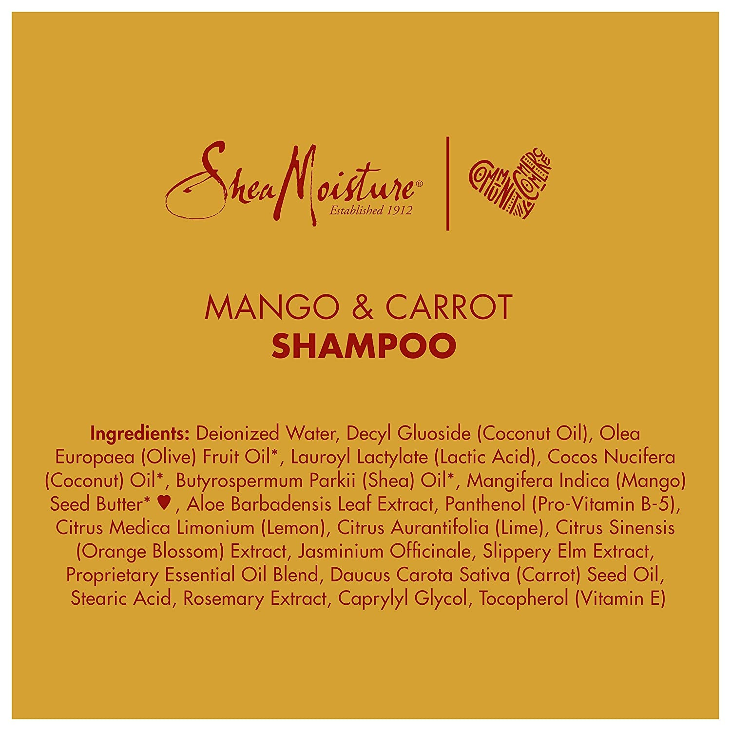 Sheamoisture Extra-Nourishing Shampoo Hair Care for Kids Mango Carrot with Shea Butter 8 Oz Health & Beauty > Personal Care > Hair Care SheaMoisture   
