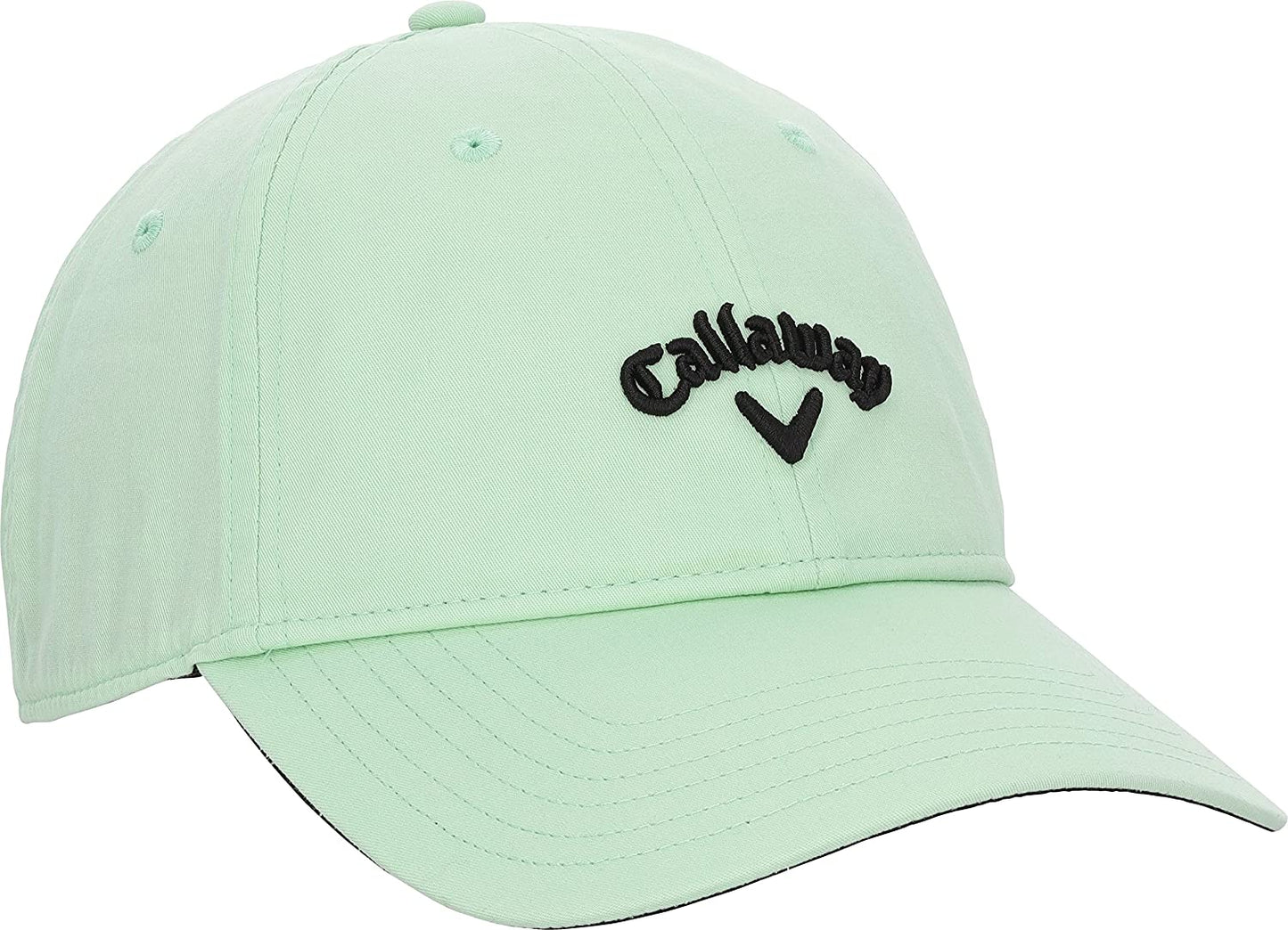 Callaway Golf 2022 Heritage Twill Adjustable Hat Apparel & Accessories > Clothing Accessories > Hats Callaway Mint Green/Black One Size 