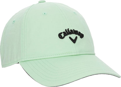 Callaway Golf 2022 Heritage Twill Adjustable Hat Apparel & Accessories > Clothing Accessories > Hats Callaway Mint Green/Black One Size 