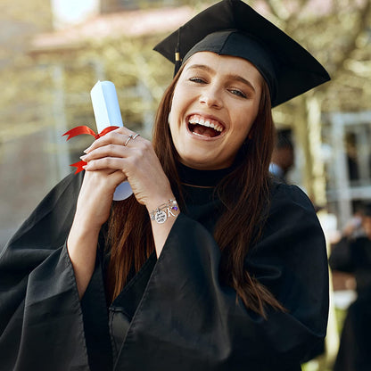 Graduation Gifts for Her 2022 Butterfly Bracelet,Inspirational Bangle with 2022 Graduation Grad Cap Mantra Quote Spread Your Wings and Fly Graduation Bracelet College Graduation Gifts for Her 2022 Apparel & Accessories > Jewelry > Bracelets Turandoss   