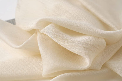 WINCESS YU Solid Color Mulberry Silk Scarf for Women Soft Blanket Shawl Beach Gauze Scarves and Wraps for for All Season Apparel & Accessories > Clothing Accessories > Scarves & Shawls WINCESS.YU   