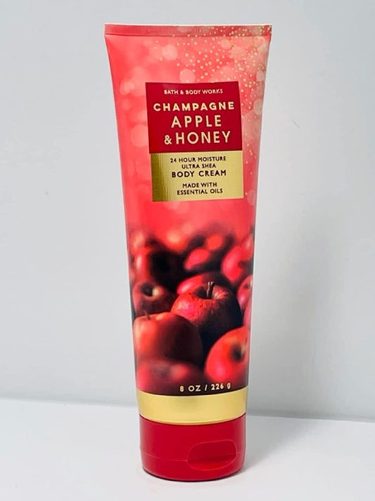 Bath and Body Works Champagne Apple Honey Body Cream 8 Ounce Fall 2020 Health & Beauty > Personal Care > Cosmetics > Bath & Body Bath & Body Works   