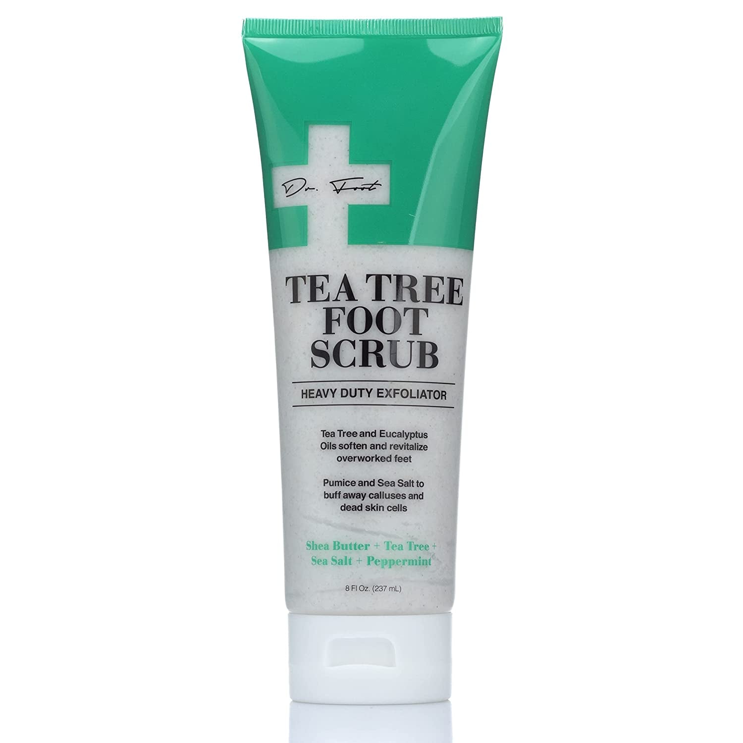 Dr. Foot Cracked Heel Moisturizer Foot Cream Skincare Lotion. Moisturizing Skin Care Lotion W/ Shea Butter & Lactic Acid Helps Heal Cracked Heels, Dry Skin on Feet, & Soften Calluses, Large 8 Fl Oz Health & Beauty > Personal Care > Foot Care Dr. Foot Tea Tree Foot Scrub 8 Fl Oz (Pack of 1) 