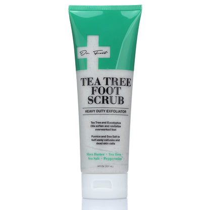 Dr. Foot Cracked Heel Moisturizer Foot Cream Skincare Lotion. Moisturizing Skin Care Lotion W/ Shea Butter & Lactic Acid Helps Heal Cracked Heels, Dry Skin on Feet, & Soften Calluses, Large 8 Fl Oz Health & Beauty > Personal Care > Foot Care Dr. Foot Tea Tree Foot Scrub 8 Fl Oz (Pack of 1) 