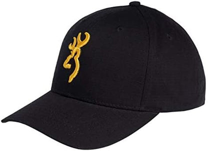 Browning Cap Apparel & Accessories > Clothing Accessories > Hats Browning Black and Gold One Size 