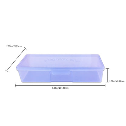 Beauticom Personal Box Storage Case for Professional Manicurist Nails Pedicure (Large Size) (4 Pieces Mix Color, Mix Color: Pink, Blue, Frosted, Purple) Health & Beauty > Personal Care > Cosmetics > Cosmetic Tools > Nail Tools Beauticom   