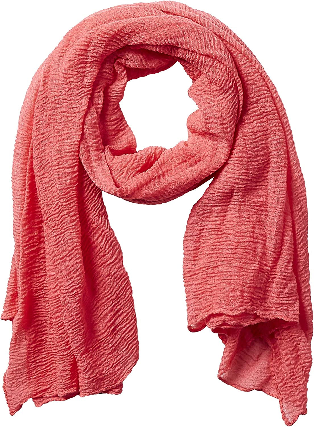 Hadley Wren Women'S Lightweight Summer Insect Shield Scarf Apparel & Accessories > Clothing Accessories > Scarves & Shawls Hadley Wren Classic Coral  
