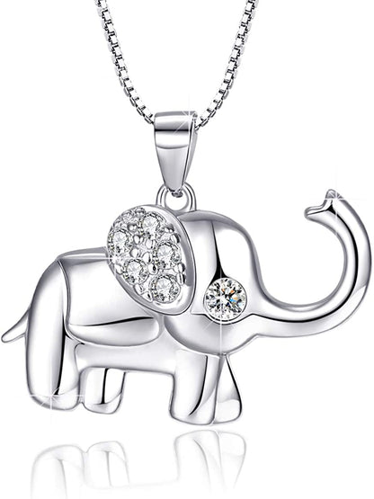 Onesight Elephant Bracelet/Anklets/Necklace/Earring for Women 925 Sterling Silver Elephants Bracelets Jewelry Apparel & Accessories > Jewelry > Anklets OneSight Elephant Necklace  