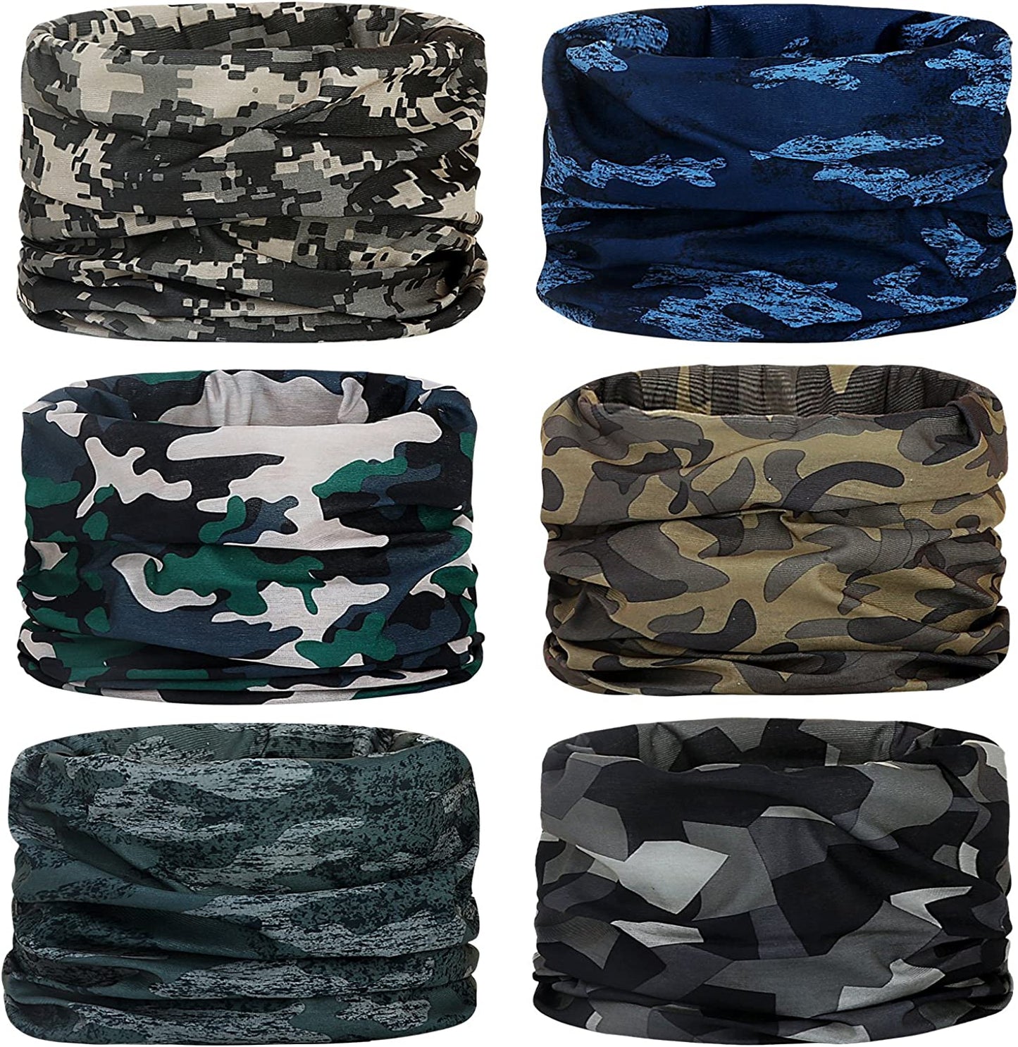 Headwear, Head Wrap, Neck Gaiter, Headband, Fishing Mask, Magic Scarf Face Bandana Mask Neck Tube Balaclava for Sport Apparel & Accessories > Clothing Accessories > Headwear NEXTOUR 1-camouflage-2  