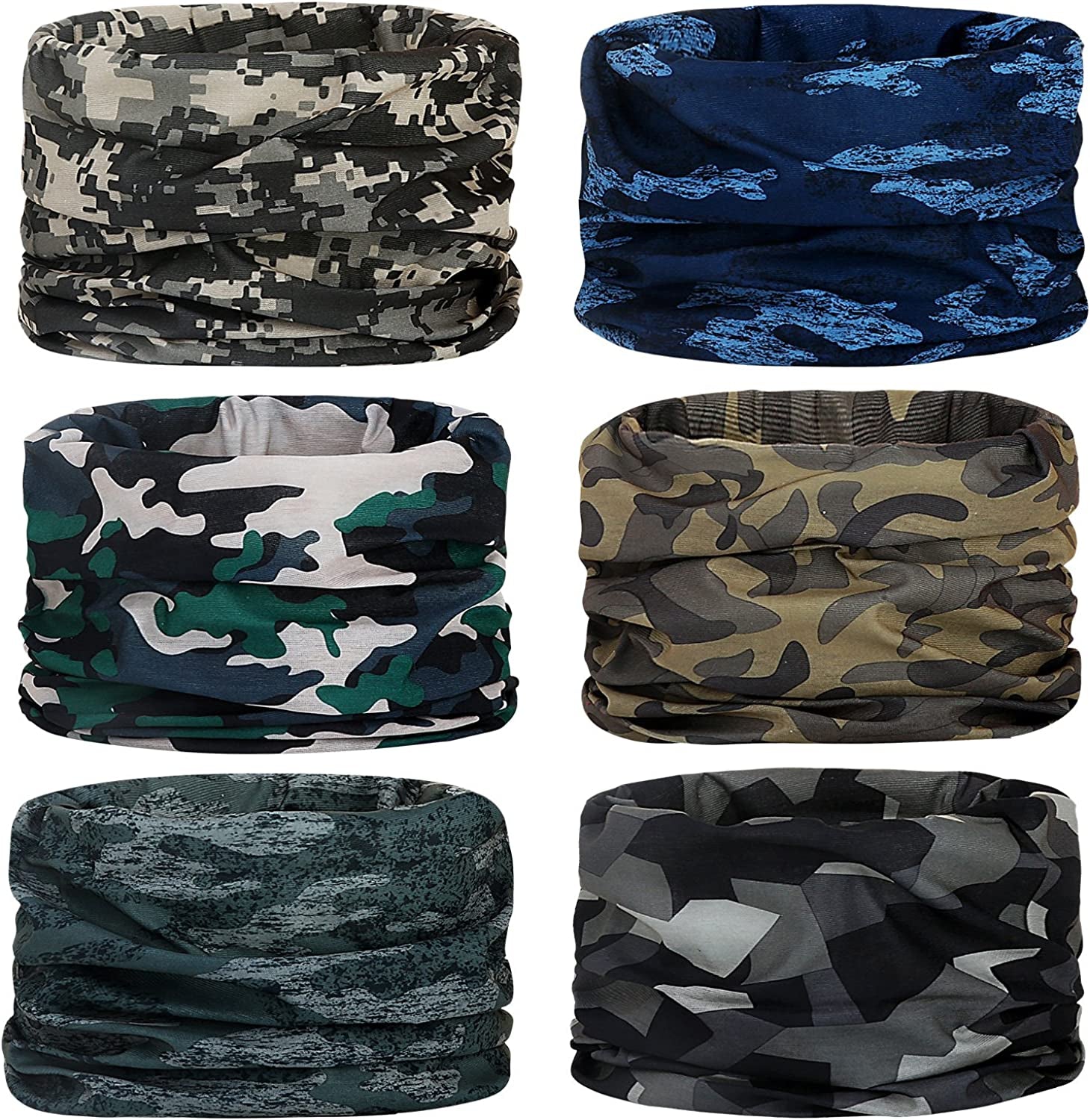 Headwear, Head Wrap, Neck Gaiter, Headband, Fishing Mask, Magic Scarf Face Bandana Mask Neck Tube Balaclava for Sport Apparel & Accessories > Clothing Accessories > Headwear NEXTOUR 1-camouflage-2  